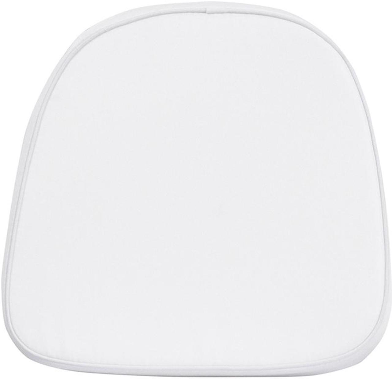 Alt view image 5 of 12 - Kids Soft White Fabric Chiavari Chair Cushion
