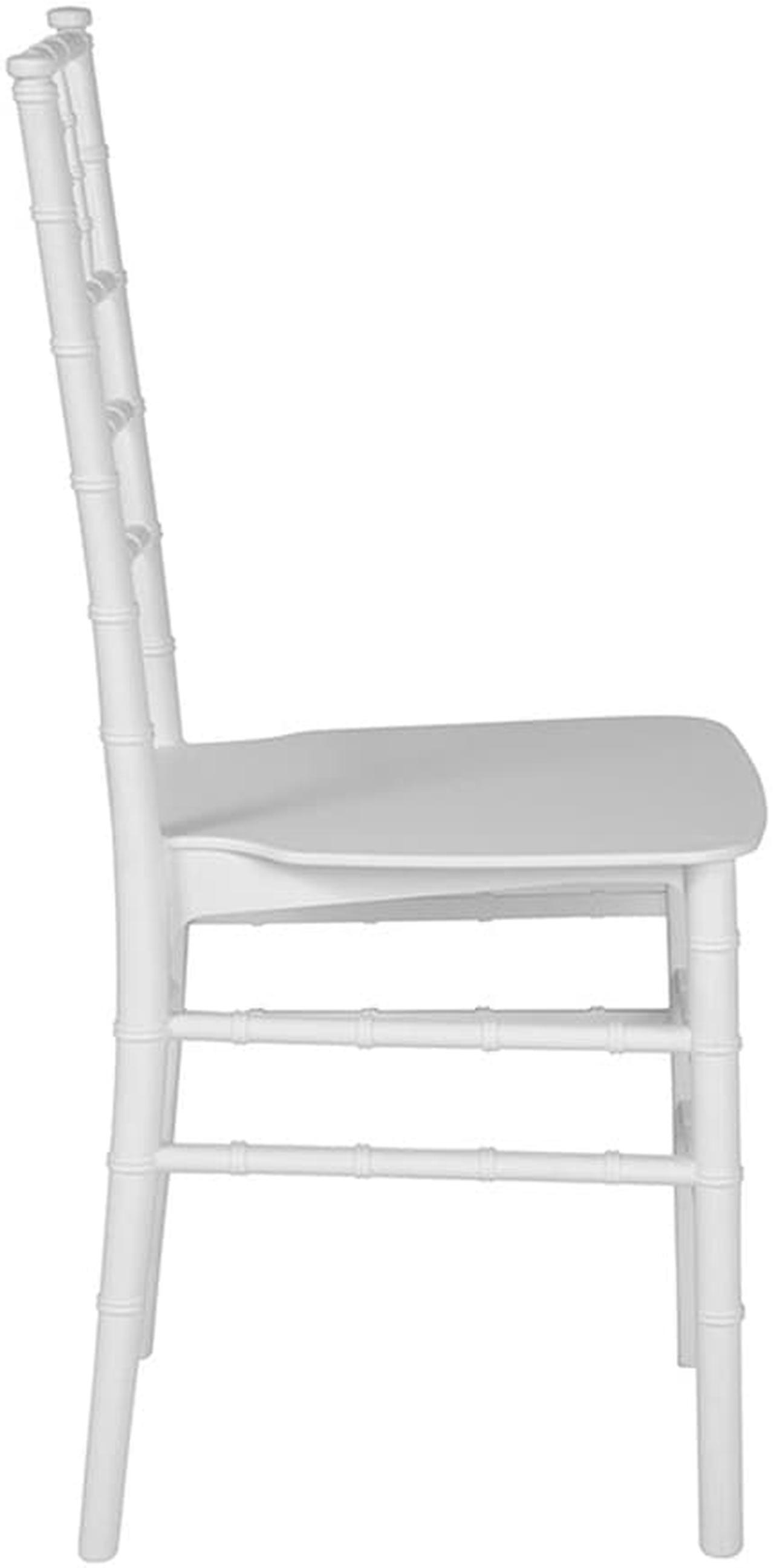 Alt view image 6 of 20 - HERCULES Series White Resin Stacking Chiavari Chair