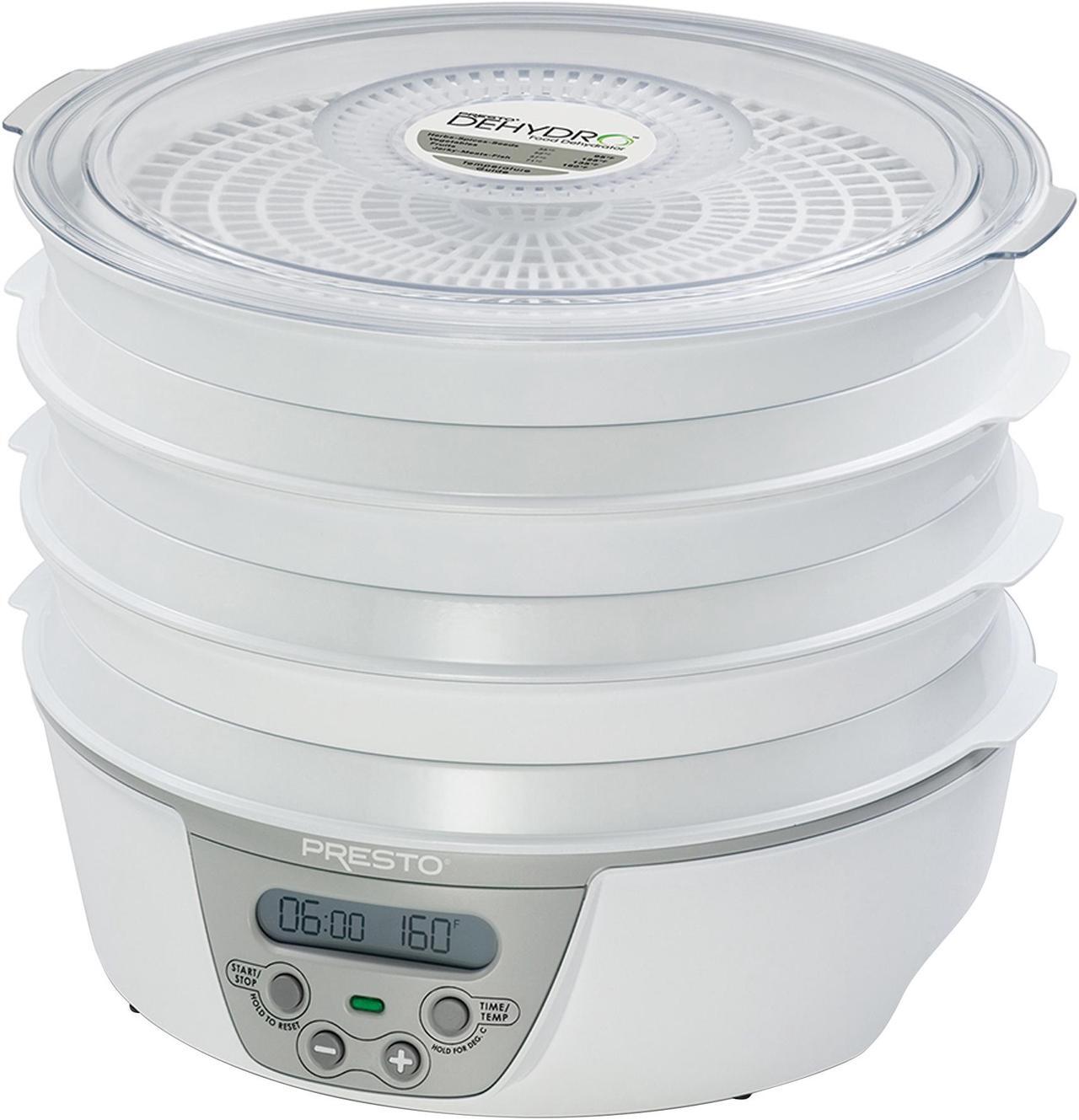 Alt view image 3 of 5 - PRESTO 06301 Dehydro Digital Electric Food Dehydrator, White