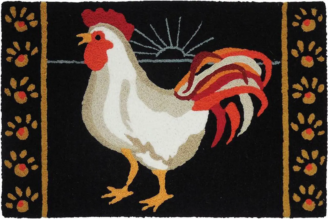 Alt view image 2 of 4 - Jellybean JB-SFG021 20 x 30 in. Sunrise Rooster Rug
