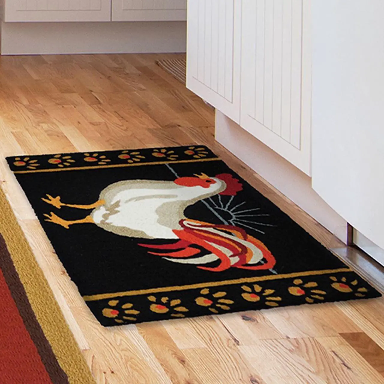 Alt view image 3 of 4 - Jellybean JB-SFG021 20 x 30 in. Sunrise Rooster Rug