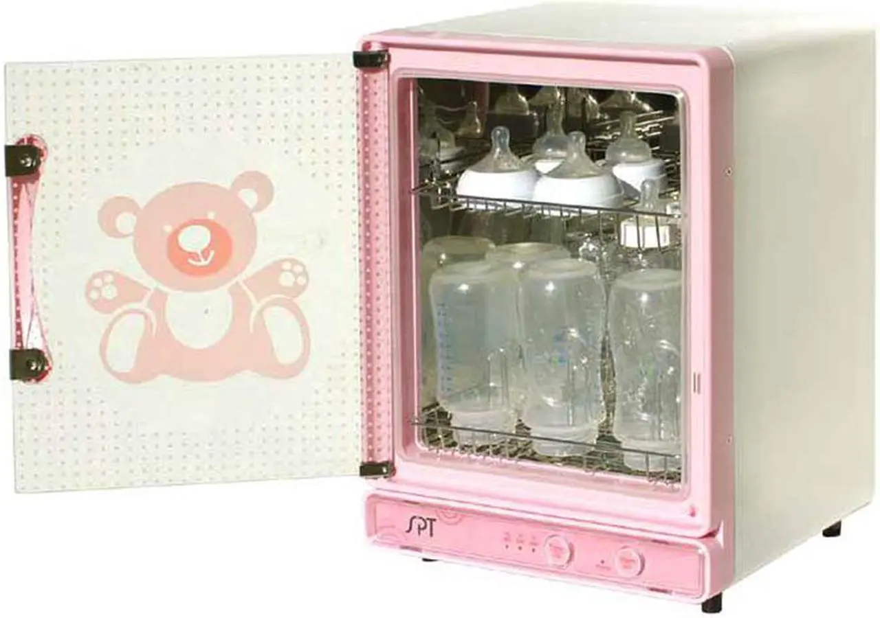 Alt view image 2 of 5 - SPT Baby Bottle Sterilizer & Dryer - Pink