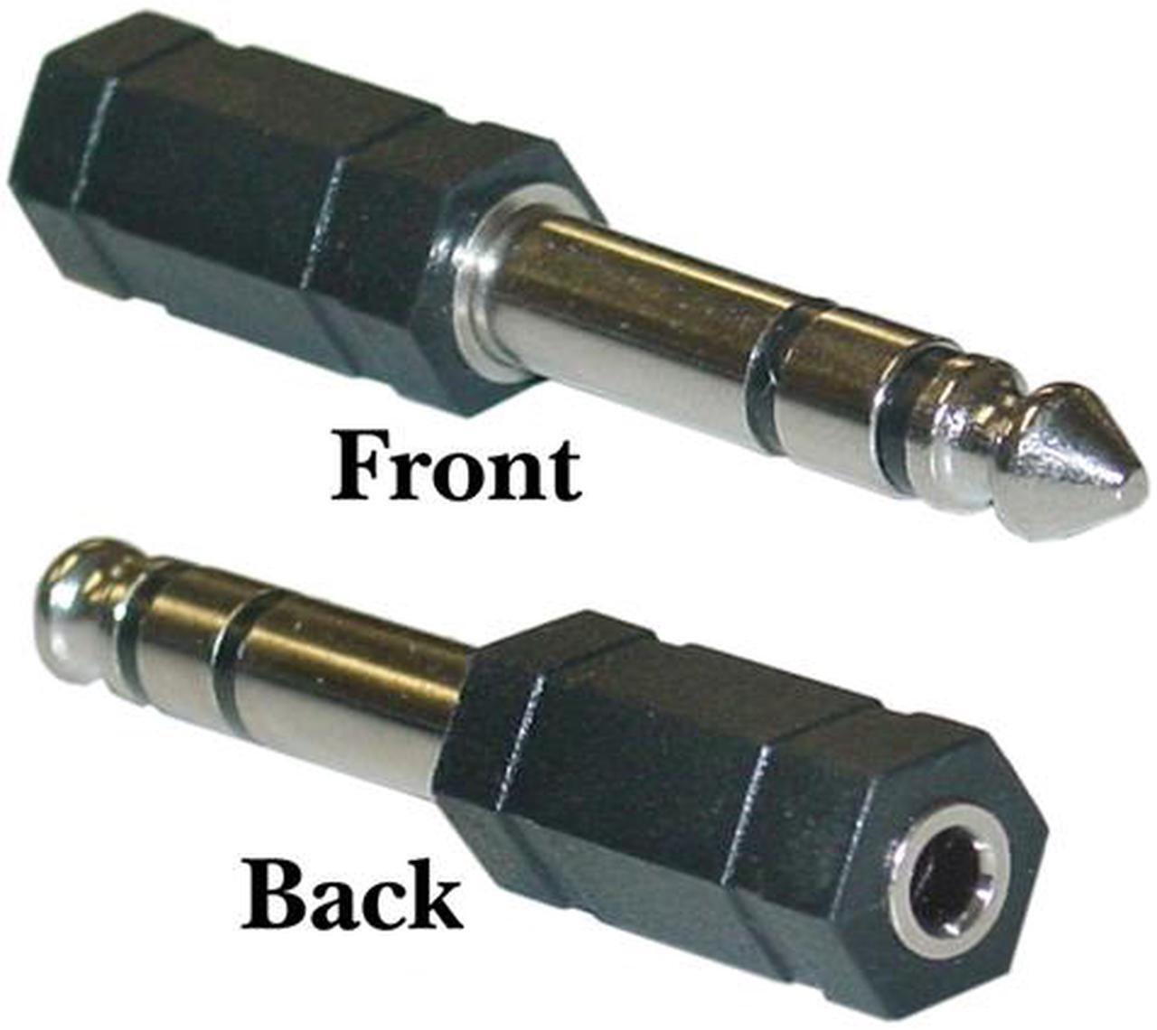 Main image of Cable Wholesale 1/4 inch Stereo Male / 3.5mm Stereo Female Stereo to stereo adapter