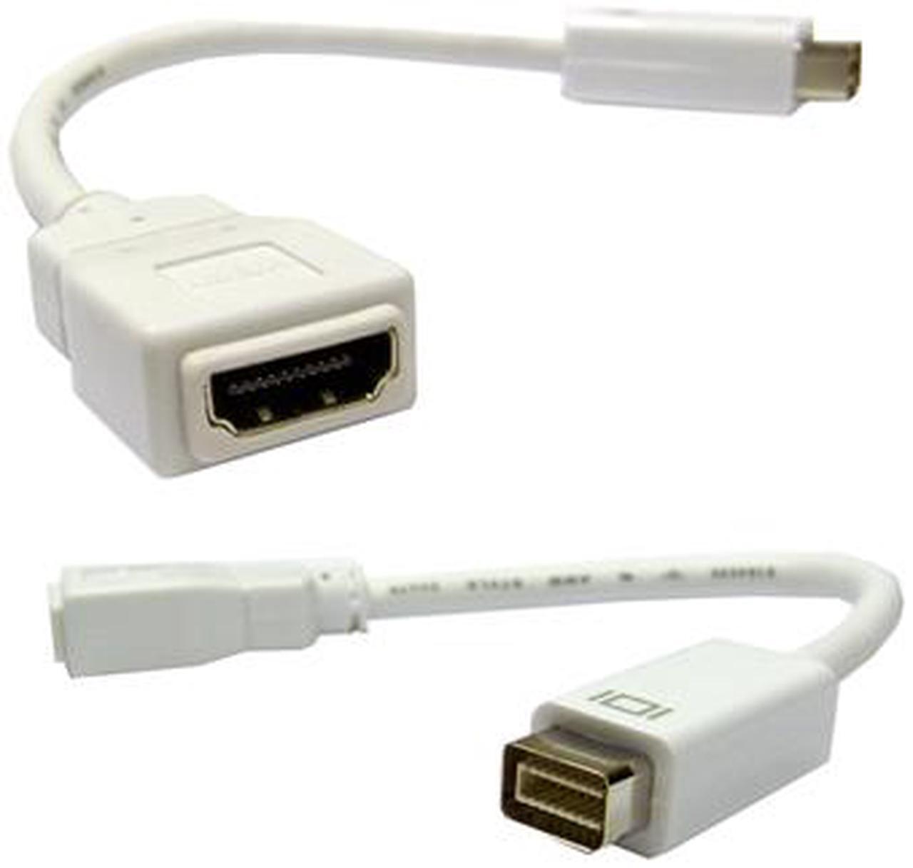 Main image of Cable Wholesale Mini-DVI Male to HDMI Female Adapter Cable