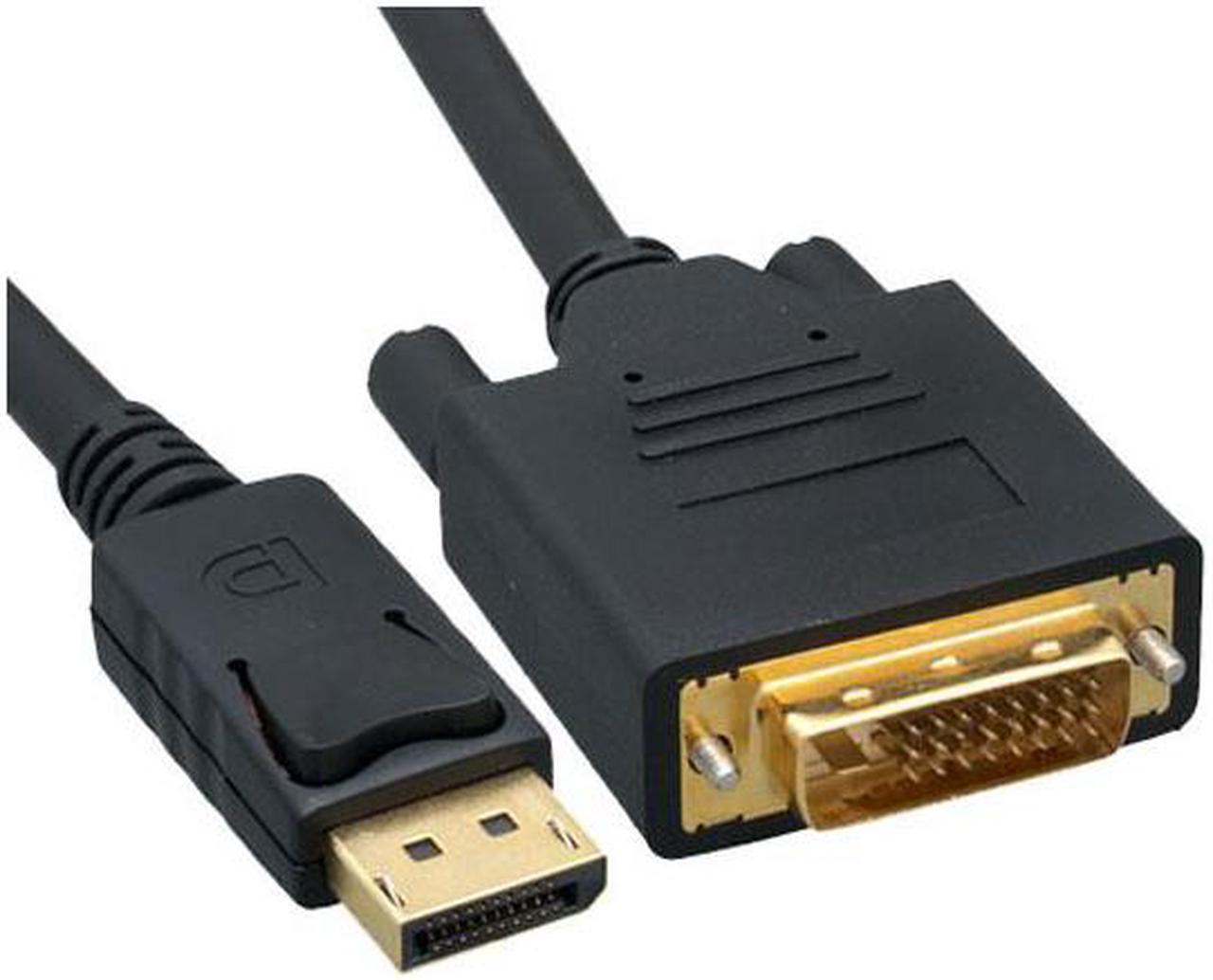 Cable Wholesale DisplayPort to DVI Video Cable, DisplayPort Male to DVI Male, 15 foot