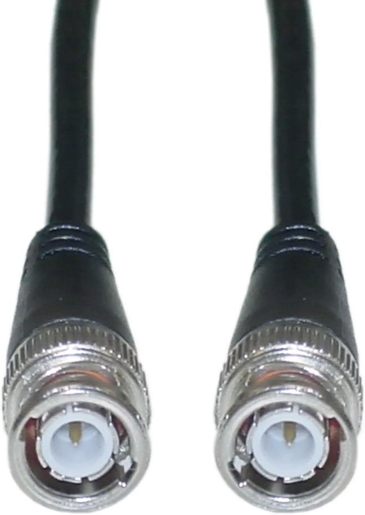Main image of BNC RG58 Coaxial Cable Black BNC Male Copper Stranded Center Conductor 3 foot