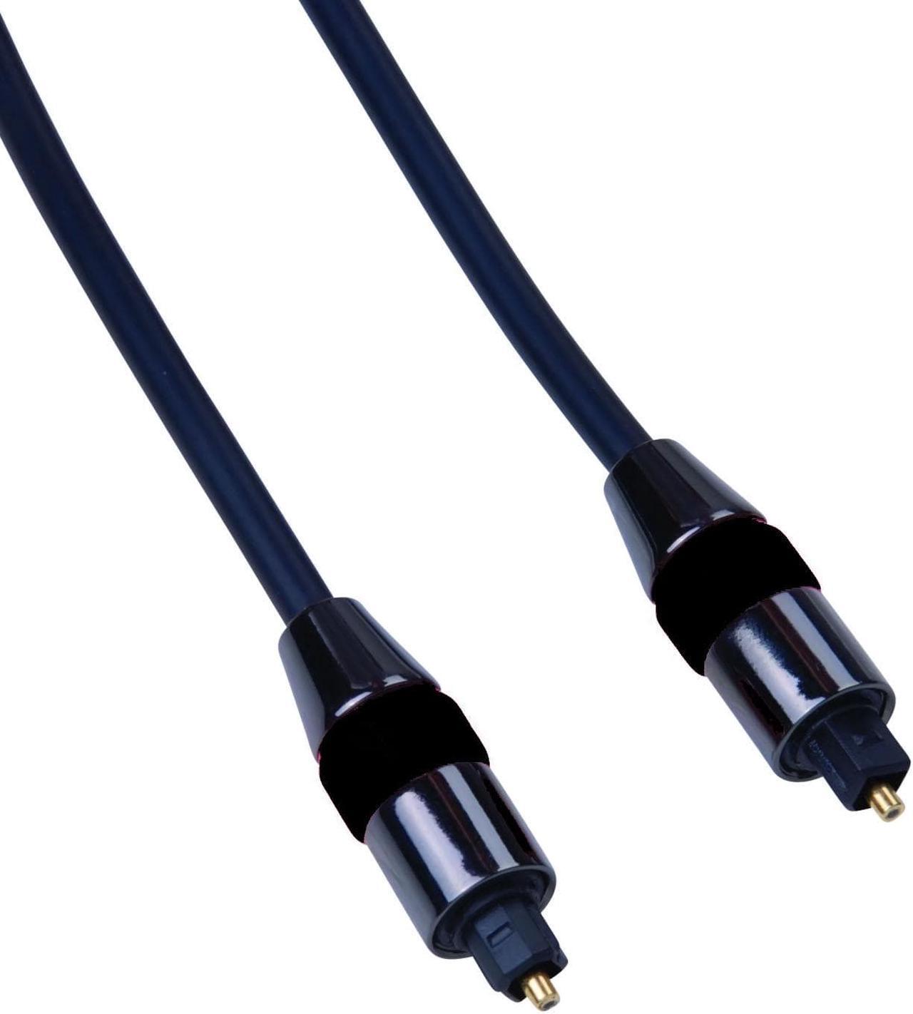 Main image of Cable  Premium Grade Digital Audio Toslink Fiber Optic Cable 5mm, 50 foot