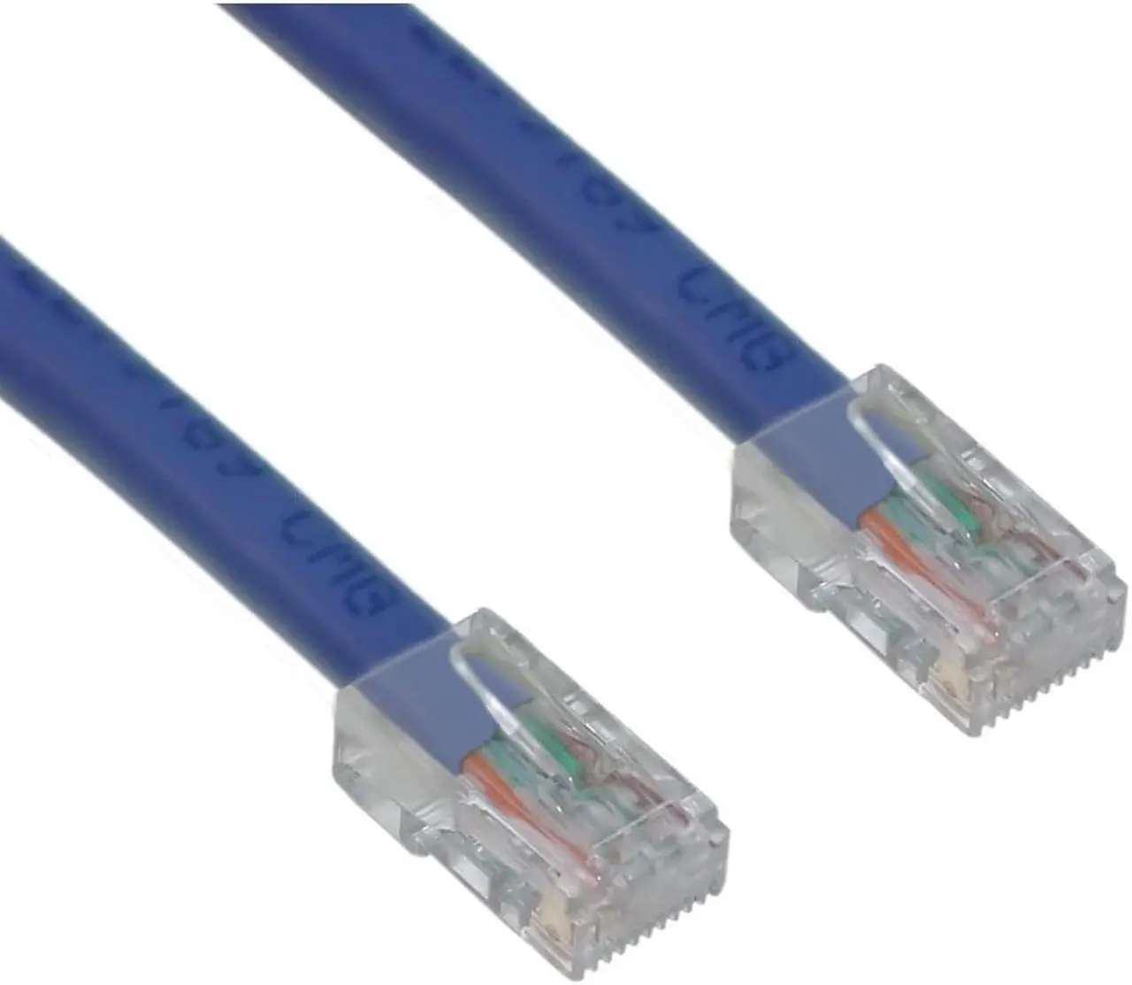 Main image of Cable Wholesale Electronics Cat6 Ethernet Patch Cable Bootless 4 Foot - Blue