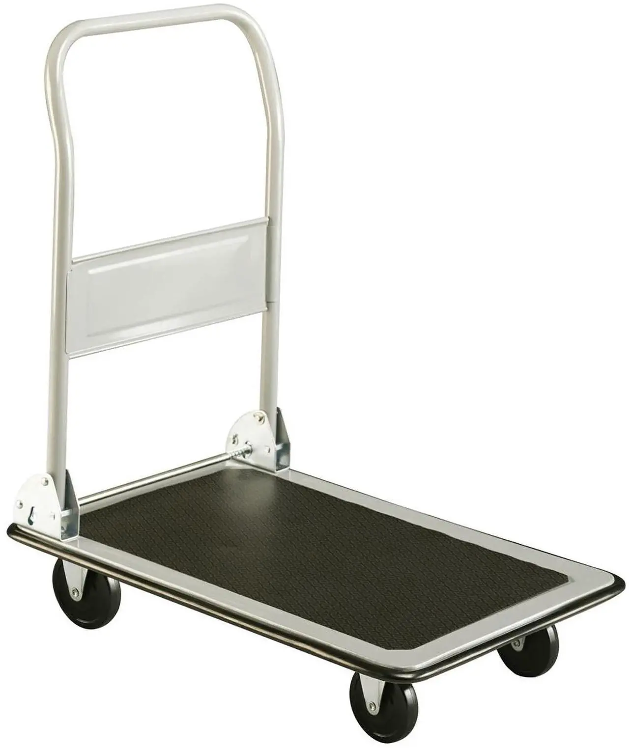 Alt view image 3 of 6 - Safco 4063 Tuff Truck Platform Truck - 500 lb Capacity - 36 x 24 - Gray