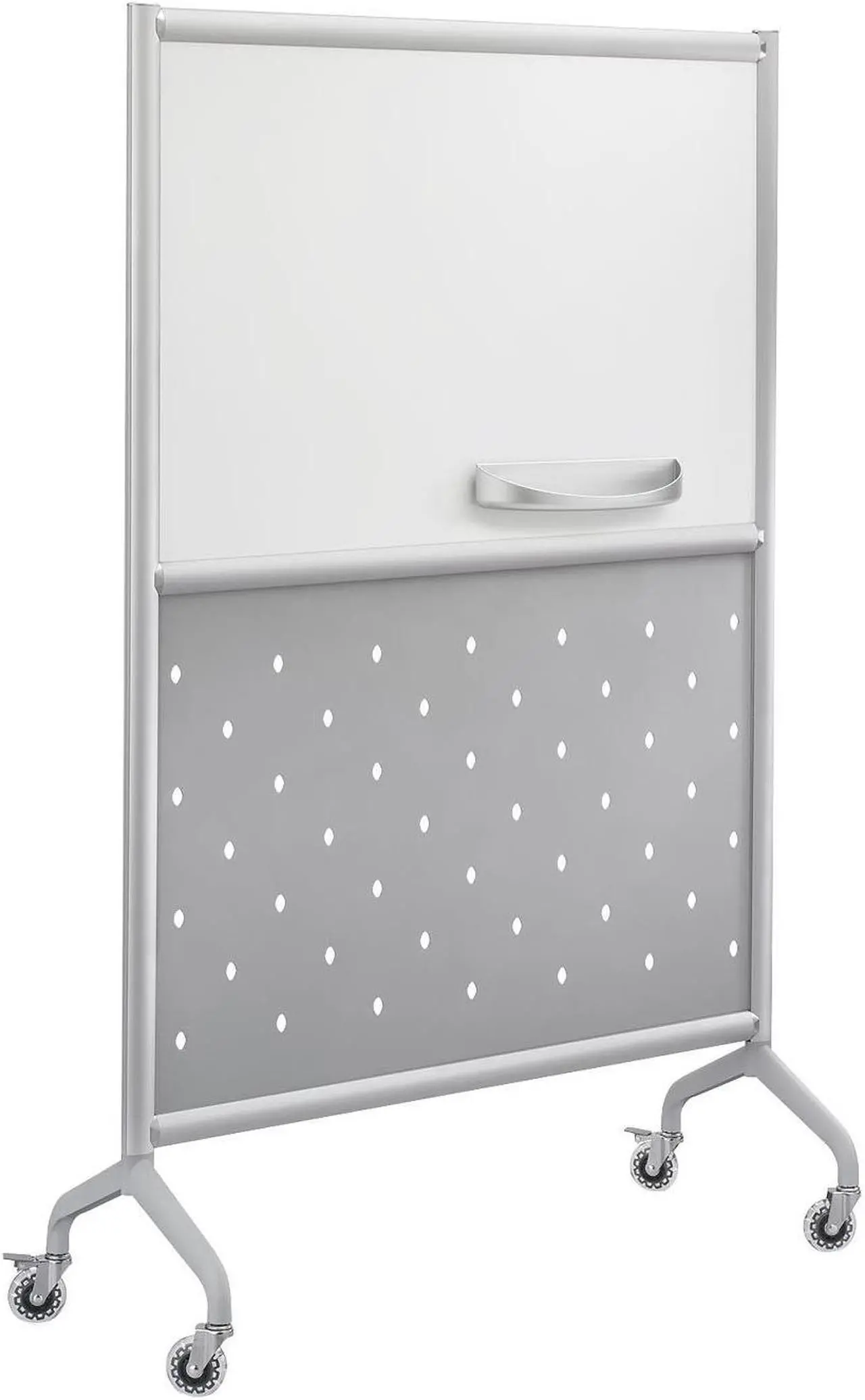 Alt view image 2 of 11 - Safco Rumba™ Whiteboard Screen Accessories Eraser Tray 12 1/4 x 2 1/4 Silver