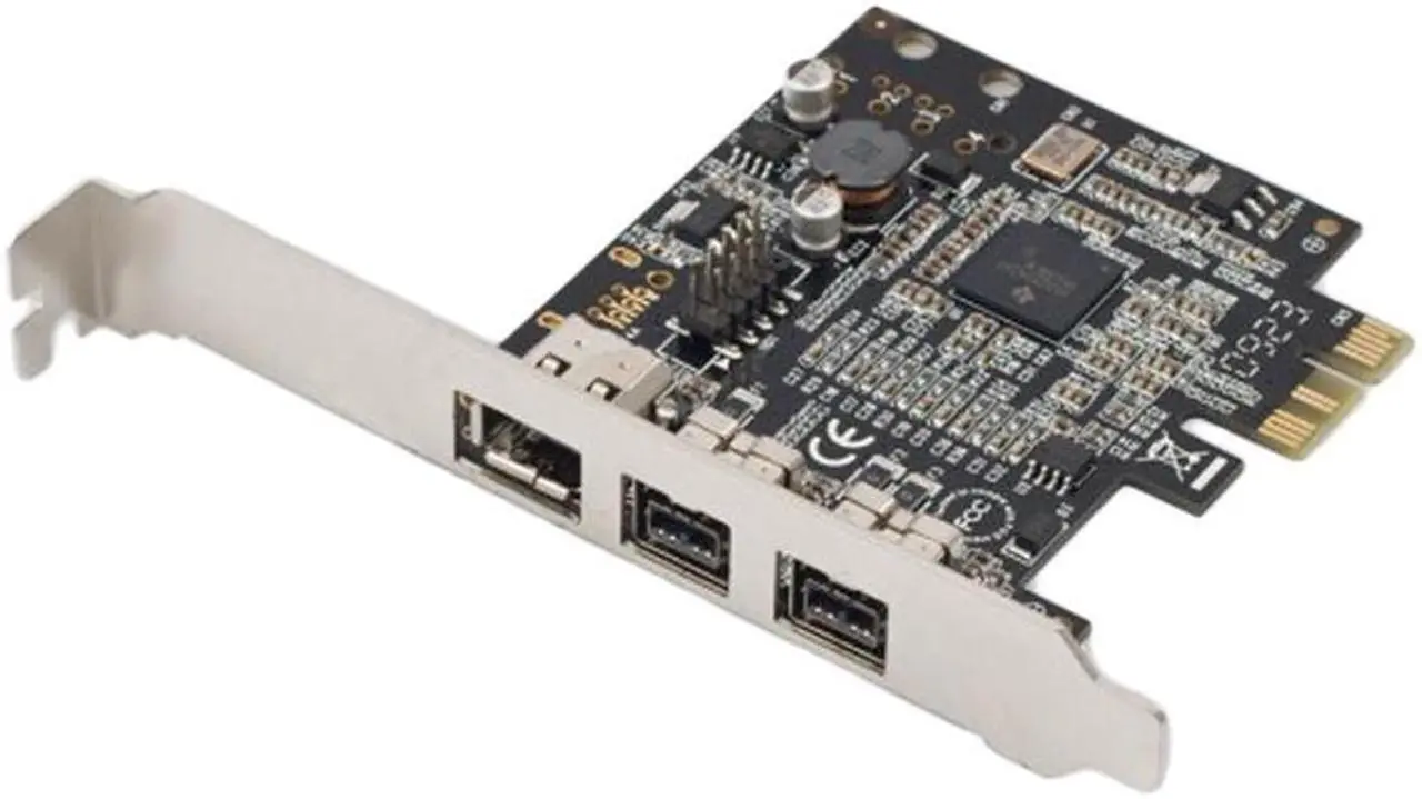 Alt view image 7 of 13 - SYBA Low Profile PCI-Express 1394B/A Firewire Card Model SD-PEX30009