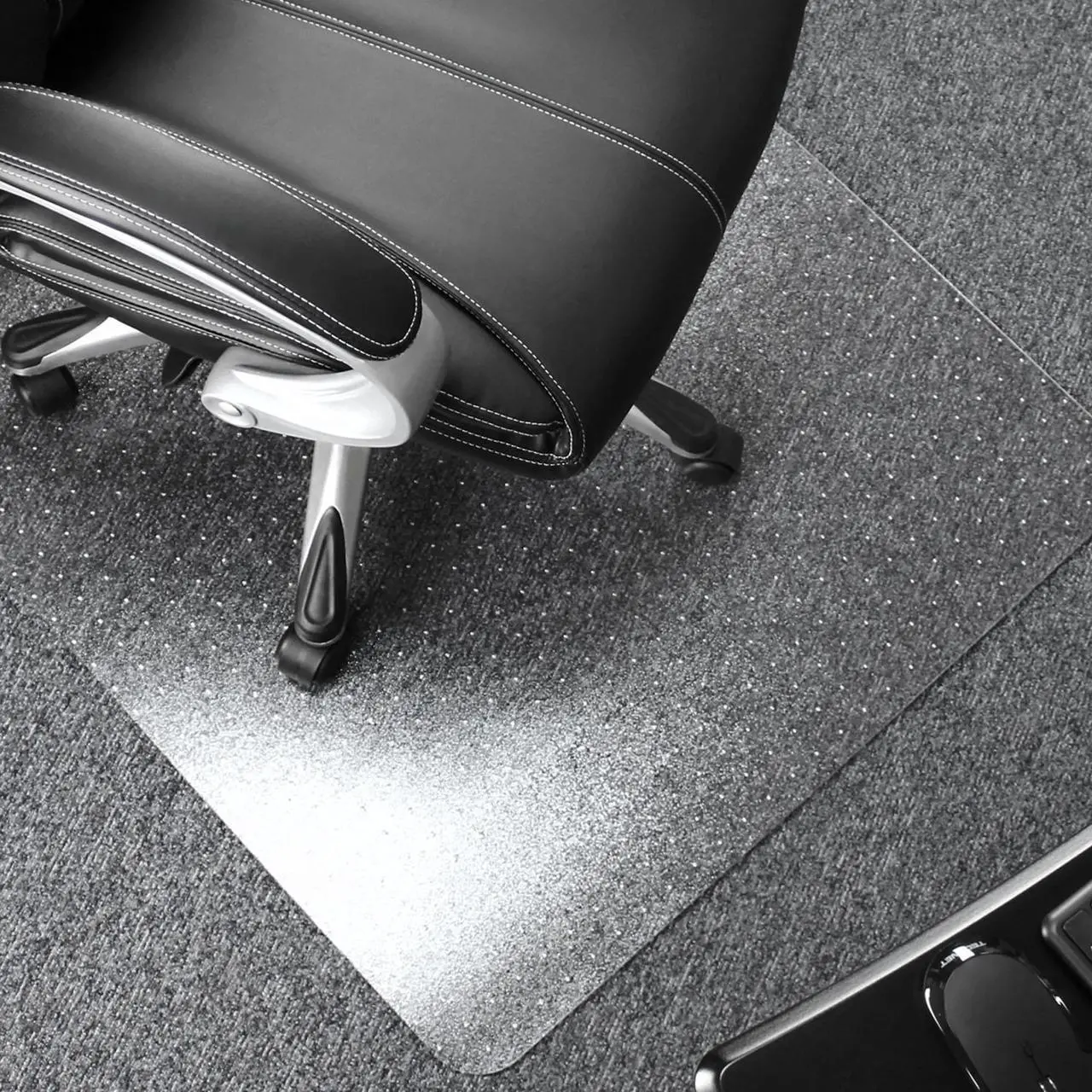 Alt view image 11 of 20 - Floortex 118927ER 47" x 35" Cleartex ultimat for deep pile Carpet - 2.7mm - Clear - Rectangle