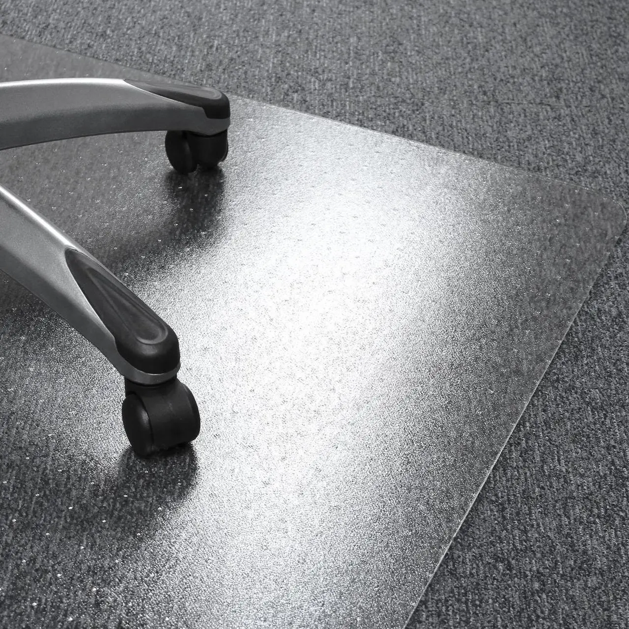Alt view image 12 of 20 - Floortex 118927ER 47" x 35" Cleartex ultimat for deep pile Carpet - 2.7mm - Clear - Rectangle