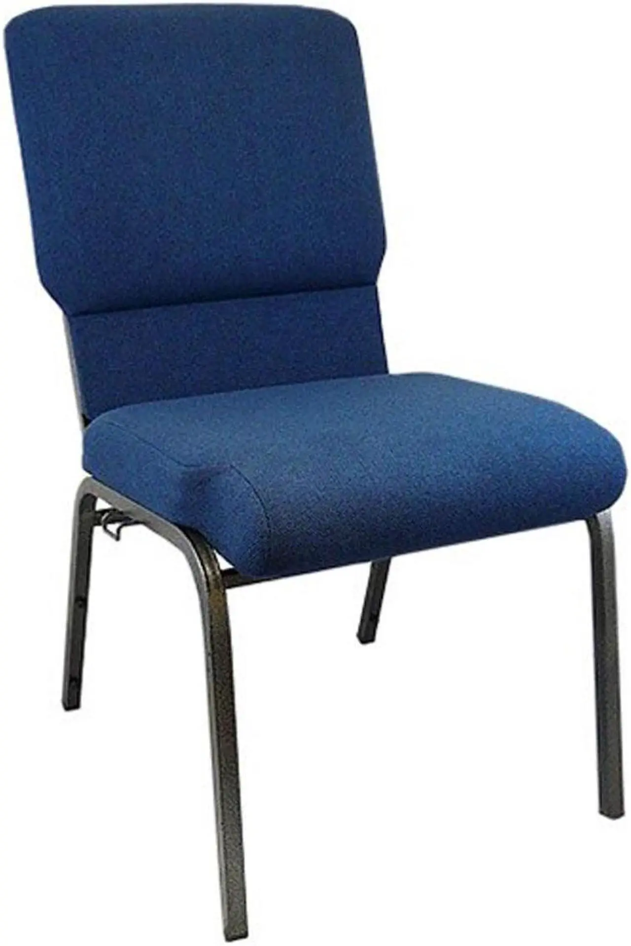 Alt view image 2 of 8 - Advantage Navy Church Chairs 18.5 in. Wide