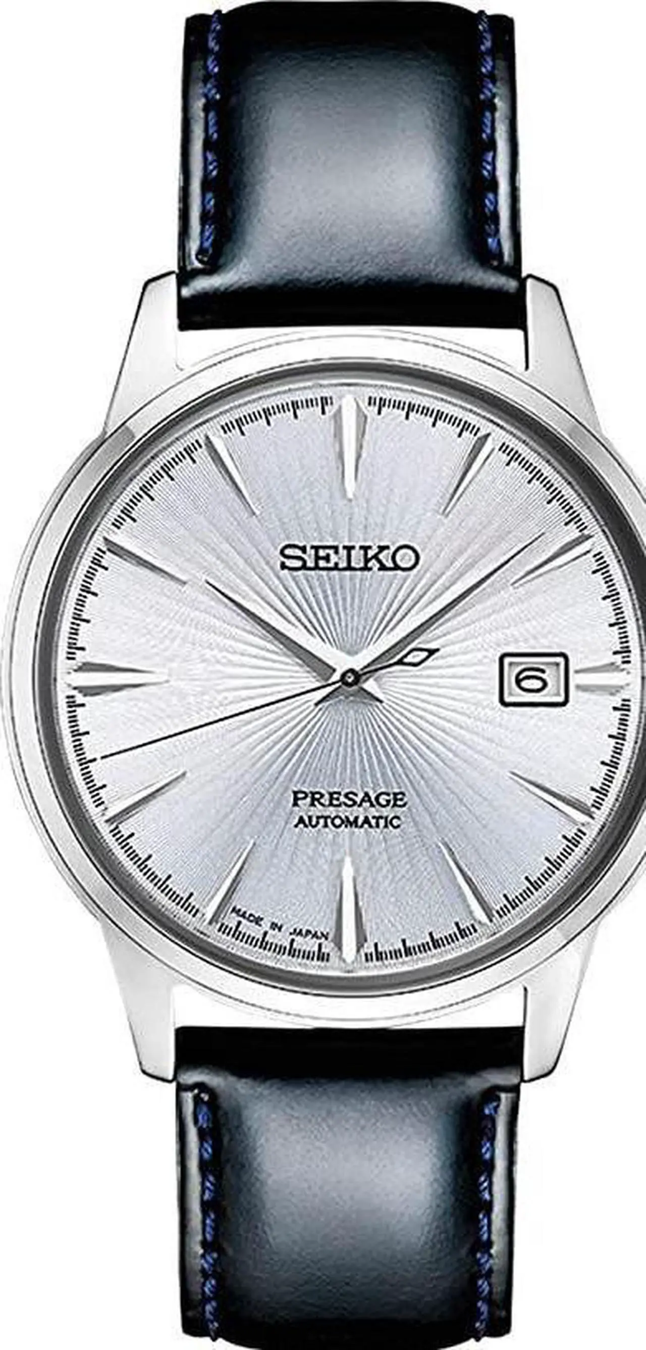 Alt view image 8 of 8 - Seiko Presage Mens Stainless Steel Blue Dial Automatic Watch SRPB43
