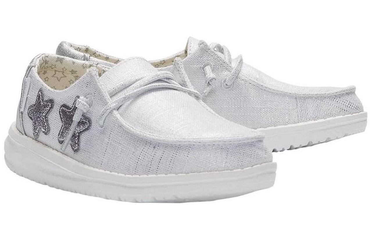 Hey Dude Kids' Wendy Moc Toe Sneaker In Wheatfields