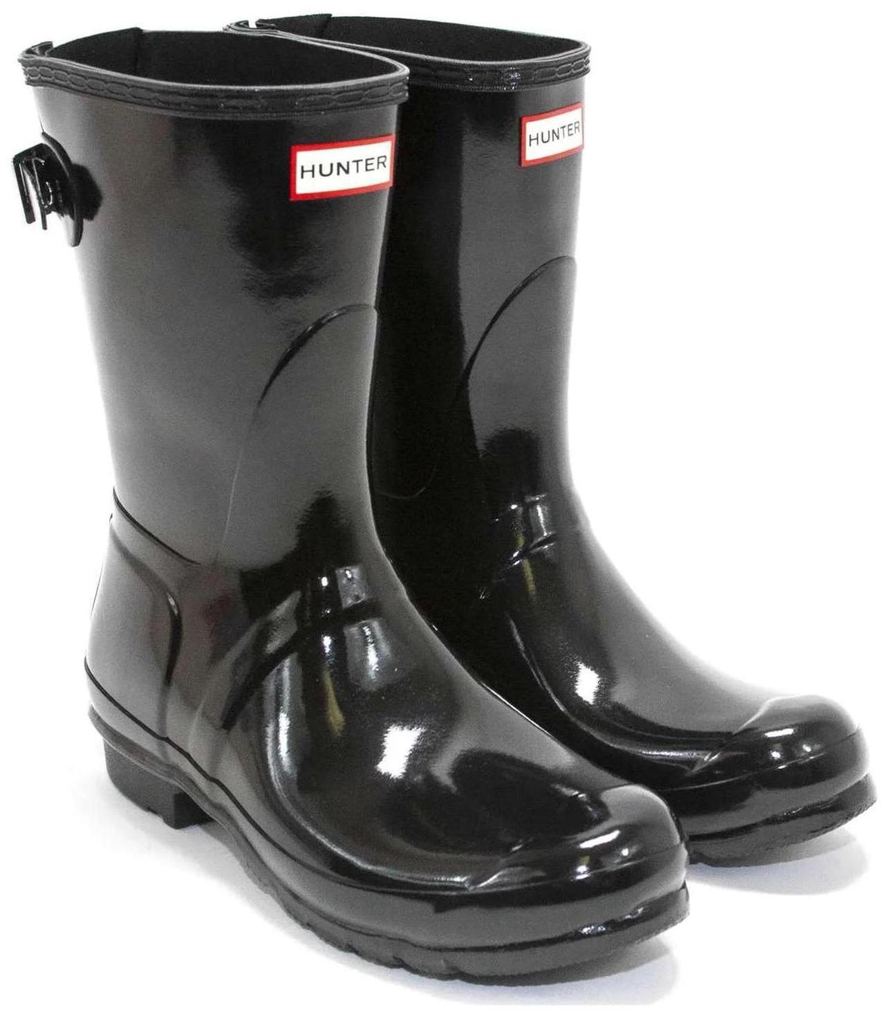 Alt view image 6 of 6 - HUNTER Women's Original Back Adjustable Short Gloss Rain Boots