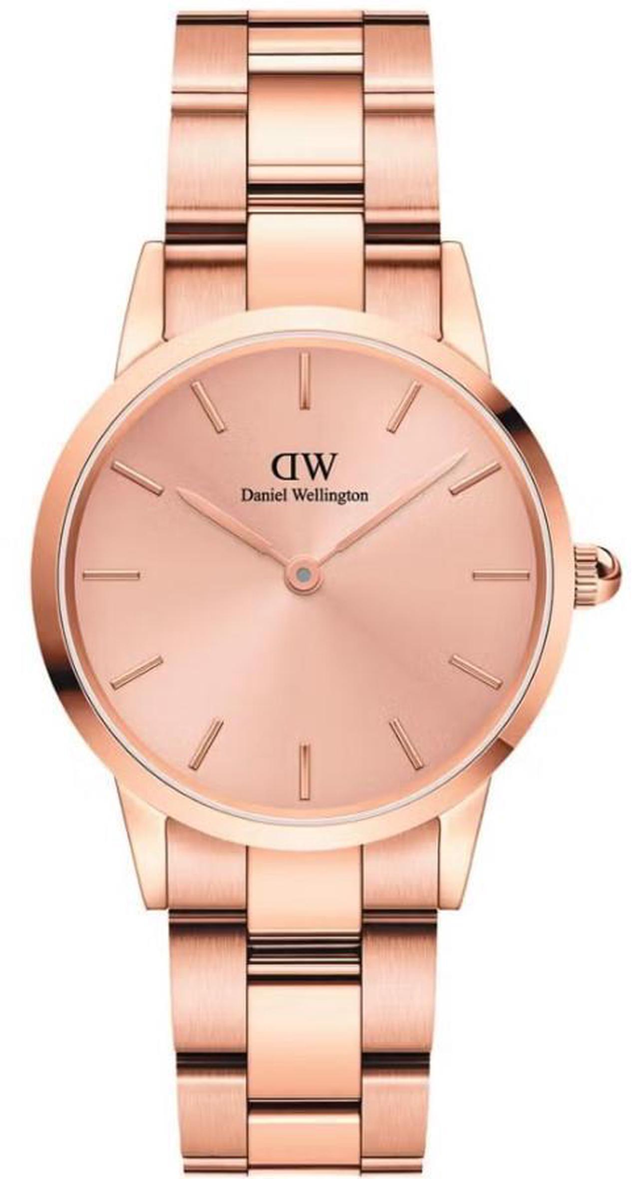Main image of Daniel Wellington Iconic Link Unitone Rose Gold-Tone Ladies Watch