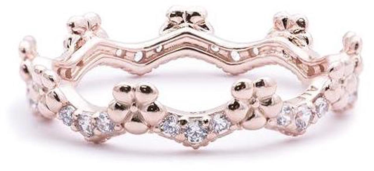Alt view image 3 of 3 - PANDORA Flower Crown Ring