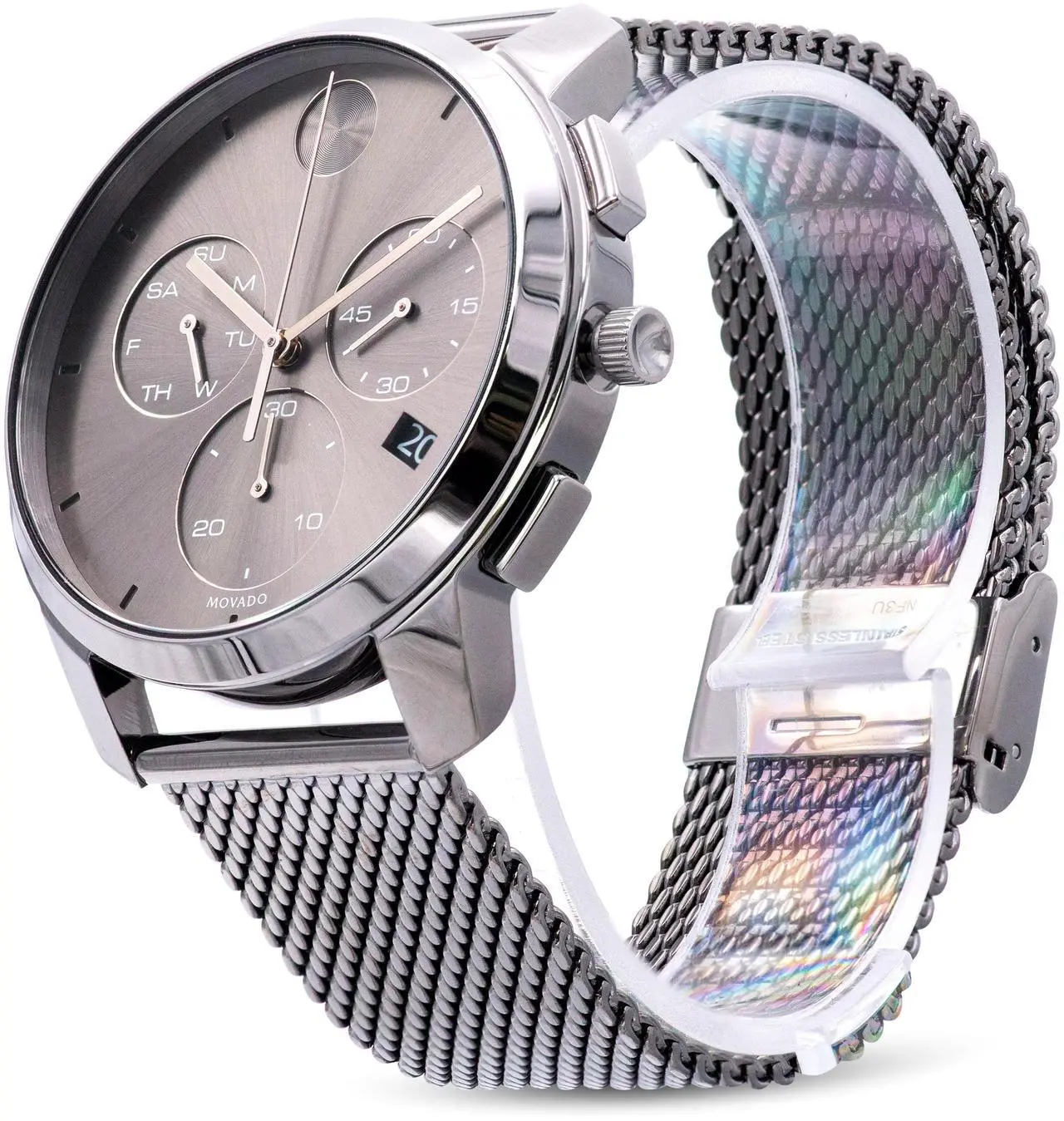 Alt view image 8 of 8 - Movado Men's Bold Gunmetal  Dial Watch - 3600635
