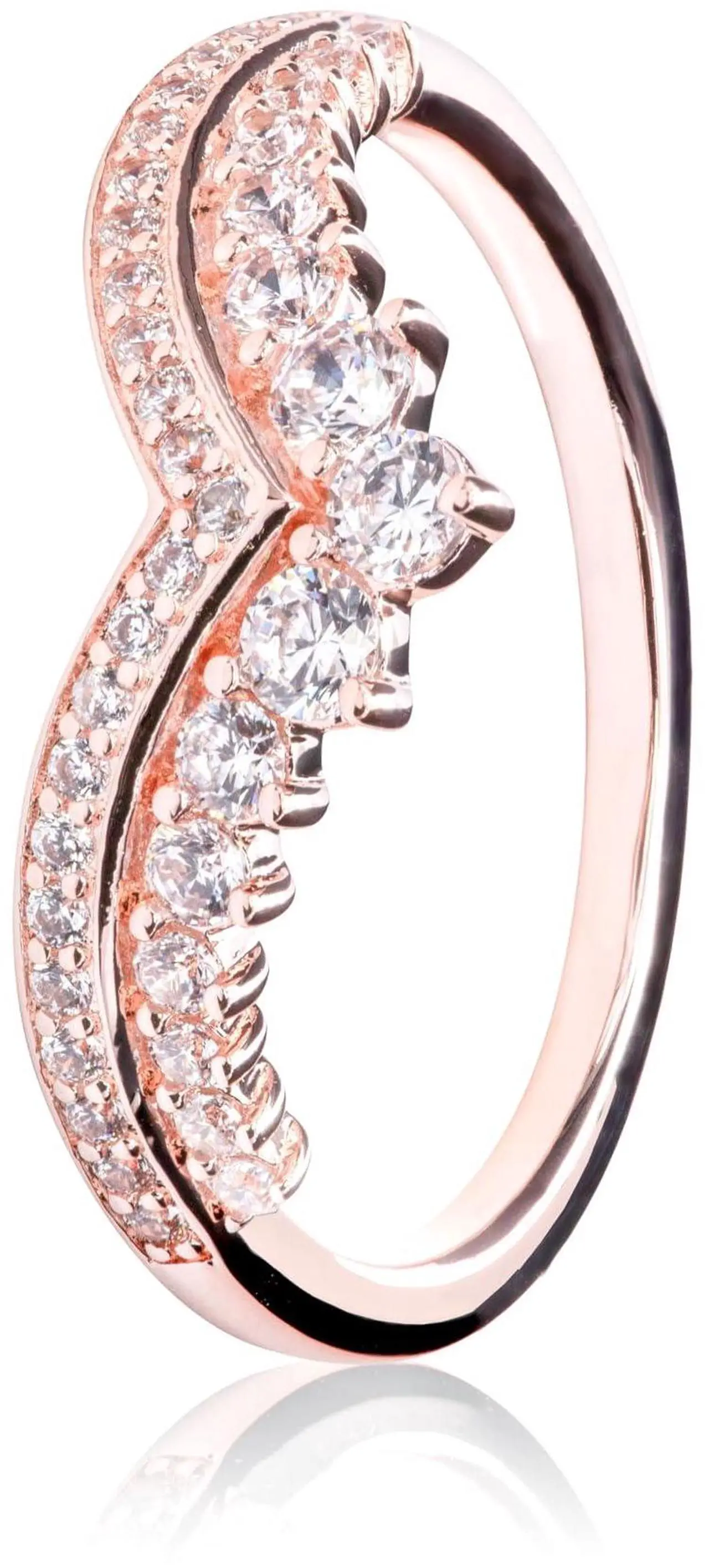 Alt view image 3 of 3 - PANDORA Princess Wishbone Ring - OEM