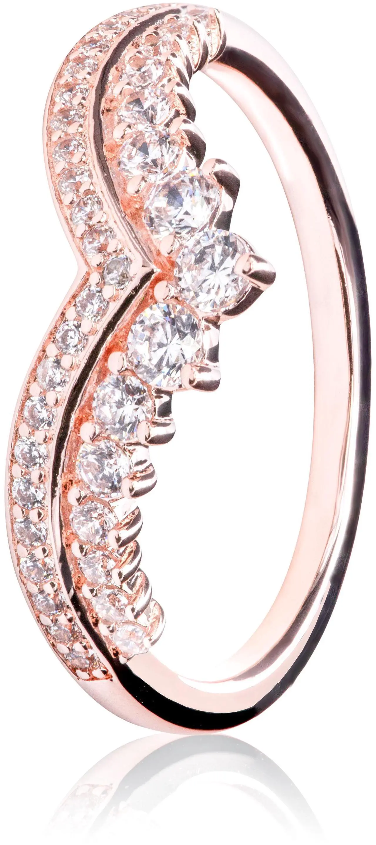 Main image of PANDORA Princess Wishbone Ring - OEM