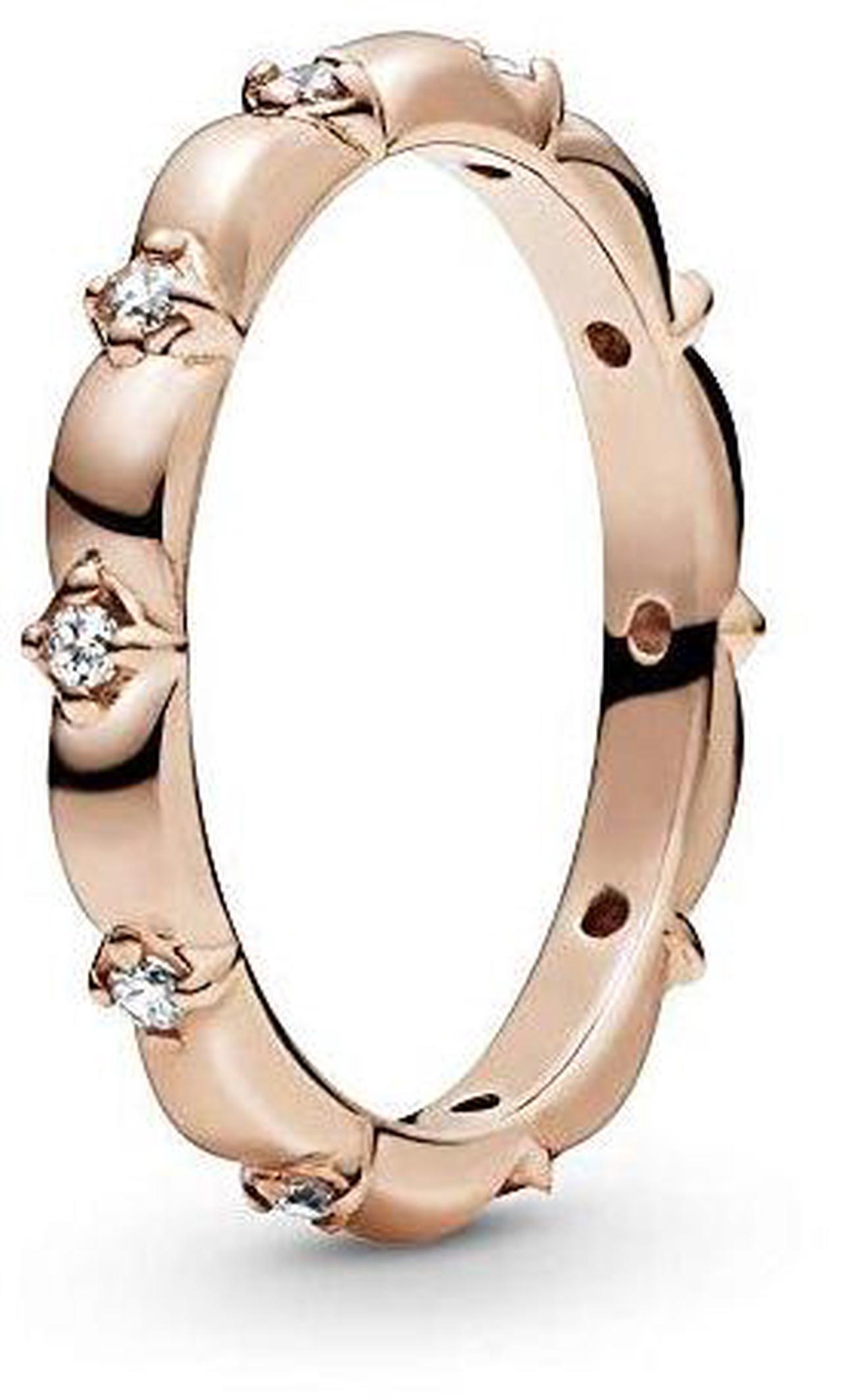 Alt view image 2 of 3 - Pandora Pink Daisy Flower Trio Ring
