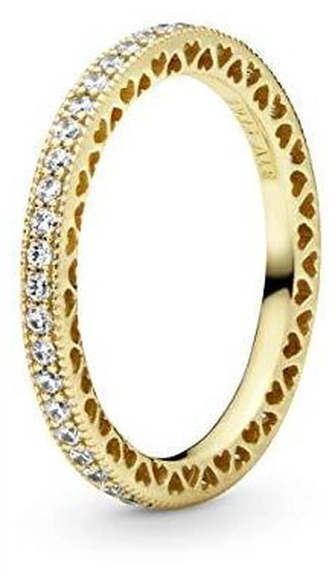 Alt view image 2 of 3 - Pandora Sparkle & Hearts Ring