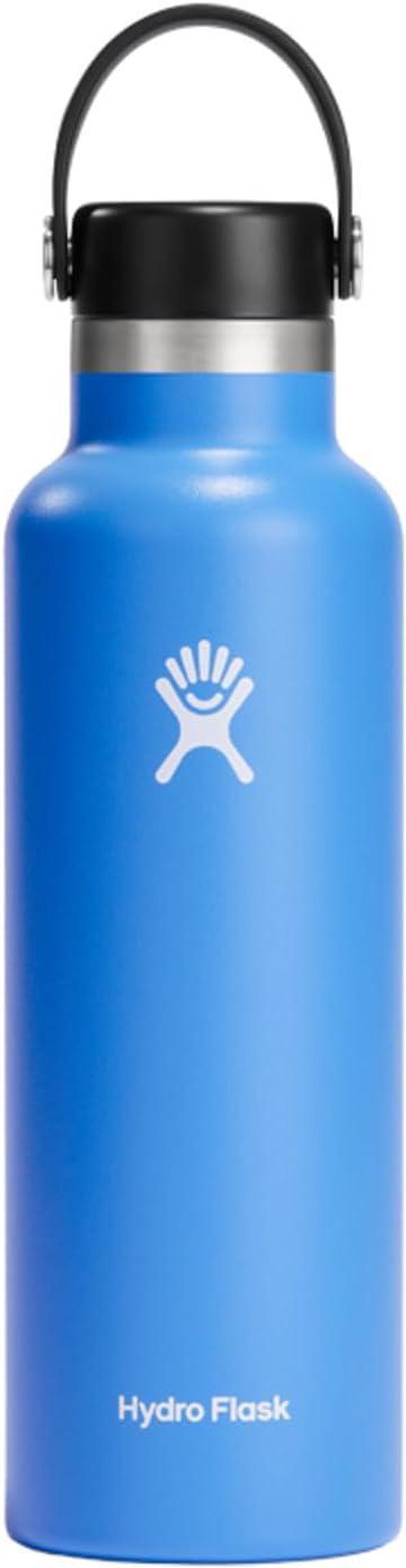 Alt view image 7 of 7 - Hydro Flask Insulated Standard Mouth Flex Cap Water Bottle, 21 oz - Cascade Blue