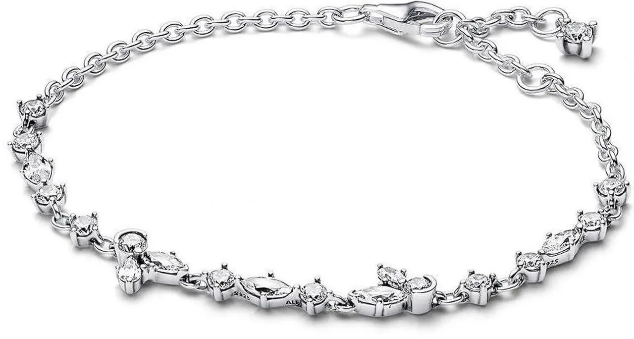 Main image of Pandora Sparkling Herbarium Cluster Chain Bracelet