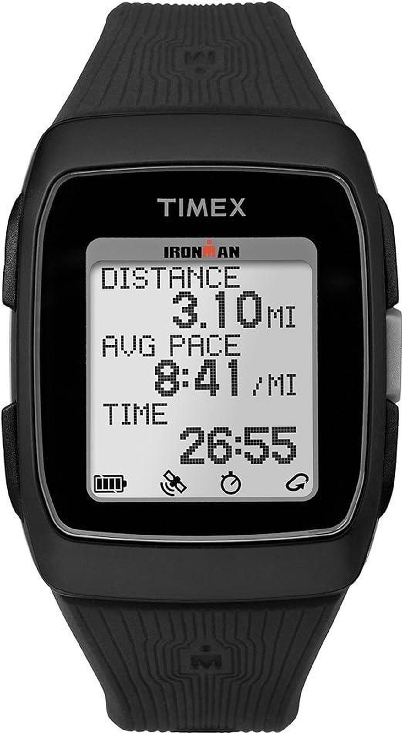 Alt view image 2 of 6 - Timex TW5M11700 Ironman GPS Unisex Watch Black 38mm Resin