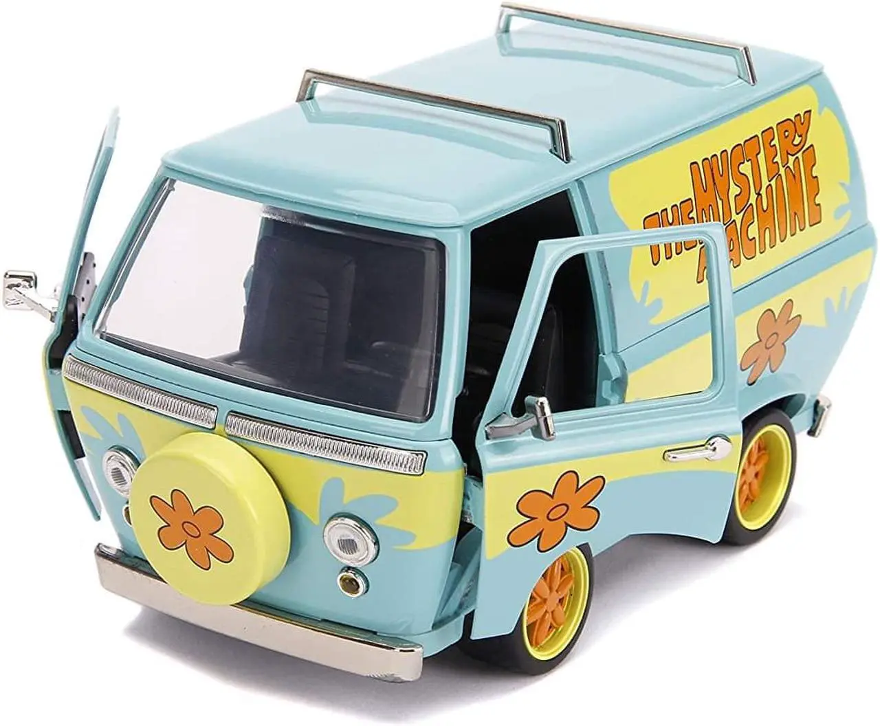 Alt view image 6 of 8 - The Mystery Machine with Shaggy and Scooby-Doo Figurines "Scooby-Doo!" 1/24 Diecast Model Car by Jada