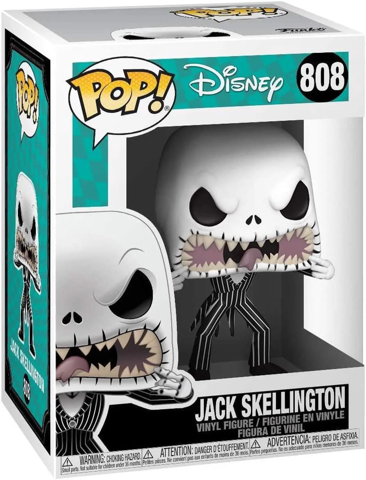 Alt view image 3 of 4 - Nightmare Before Christmas Funko POP Vinyl Figure | Scary Face Jack