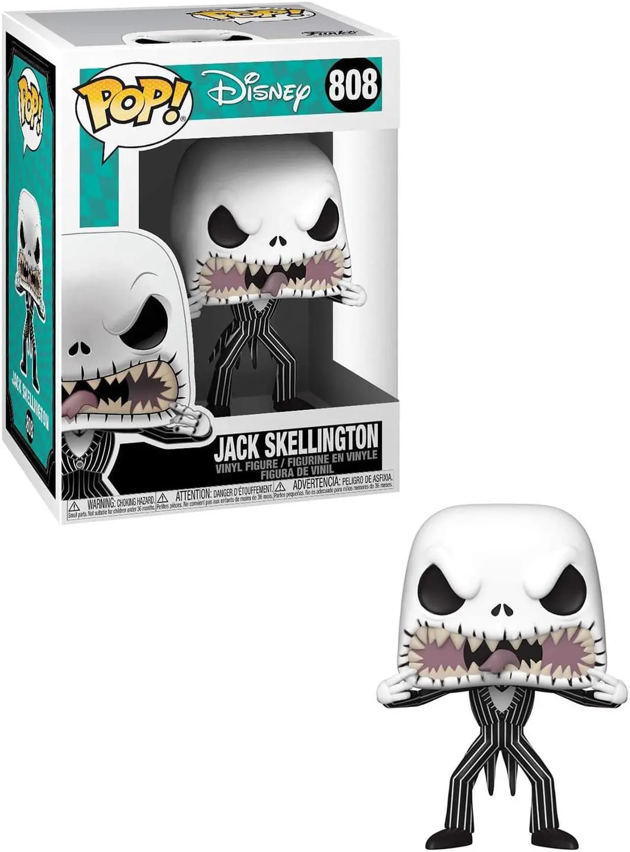 Main image of Nightmare Before Christmas Funko POP Vinyl Figure | Scary Face Jack