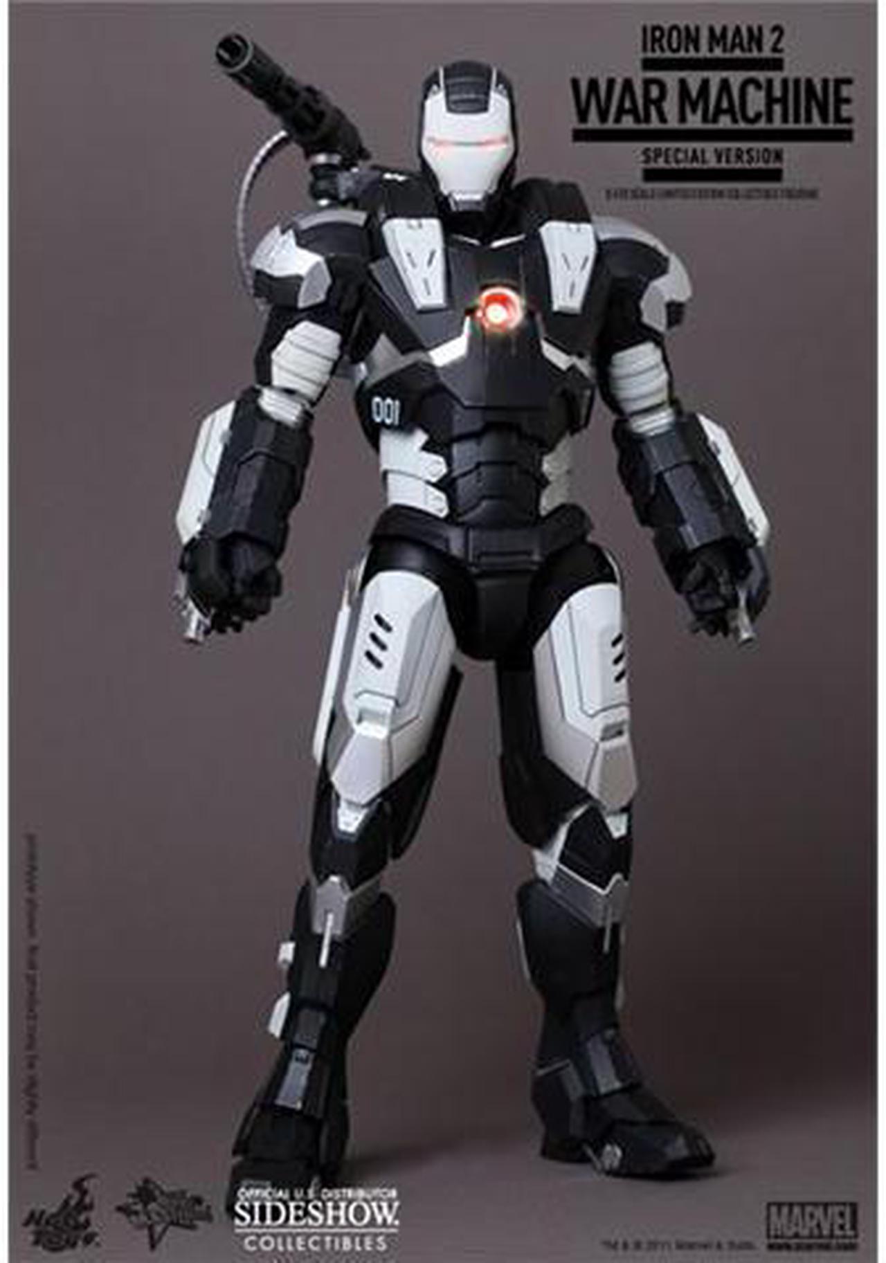 Iron Man 2 War Machine 1:6 Figure Special Version By Hot Toys