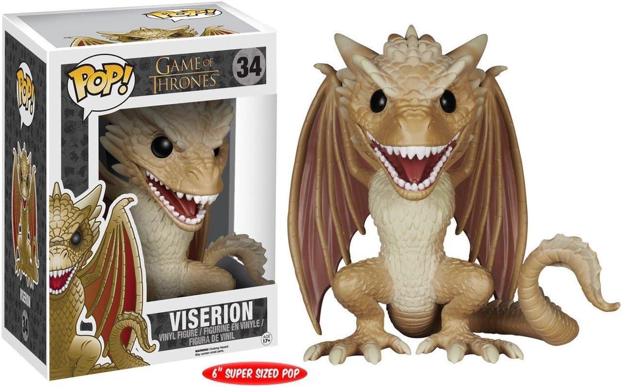 Alt view image 2 of 6 - Game of Thrones Viserion Dragon 6-Inch Pop! Vinyl Figure