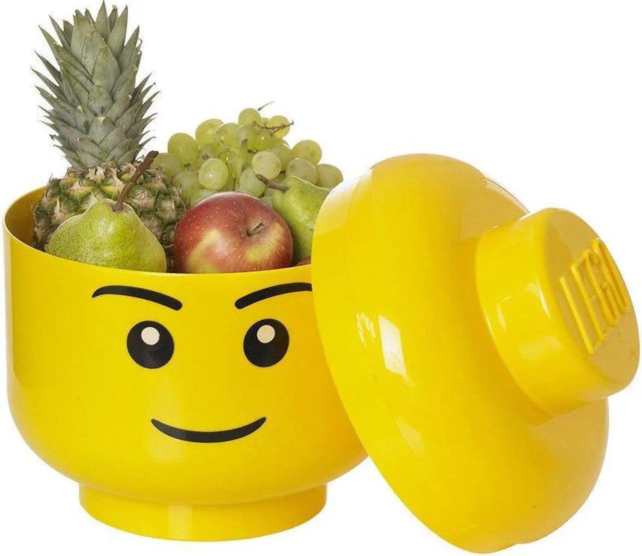 Alt view image 3 of 3 - LEGO Large Storage Container Head, Boy