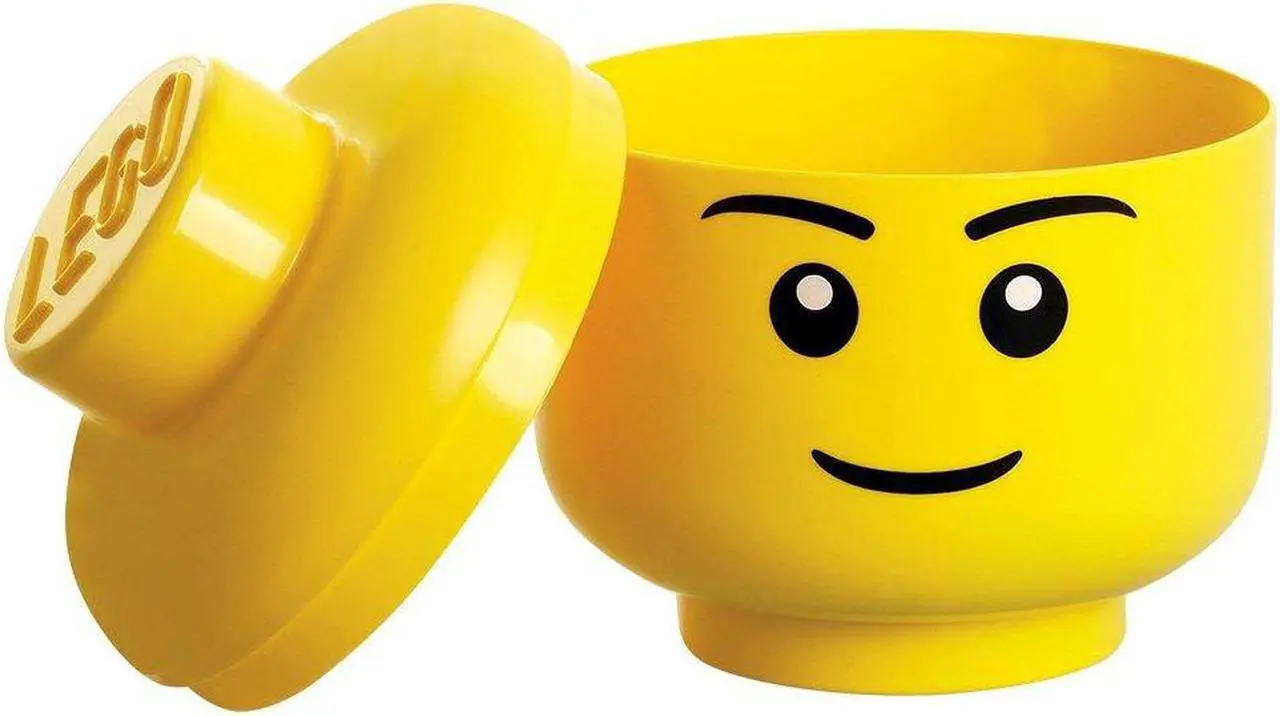 Alt view image 2 of 3 - LEGO Large Storage Container Head, Boy