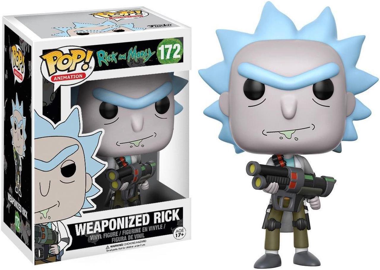 Alt view image 3 of 6 - Rick and Morty Weaponized Rick POP! Vinyl Figure by Funko