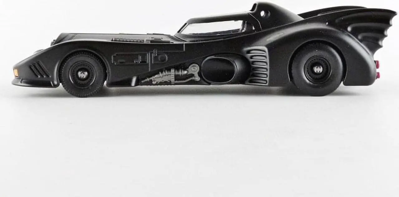 Alt view image 5 of 9 - 1989 Batmobile with Diecast Batman Figure 1:24 Diecast Model Car by Jada