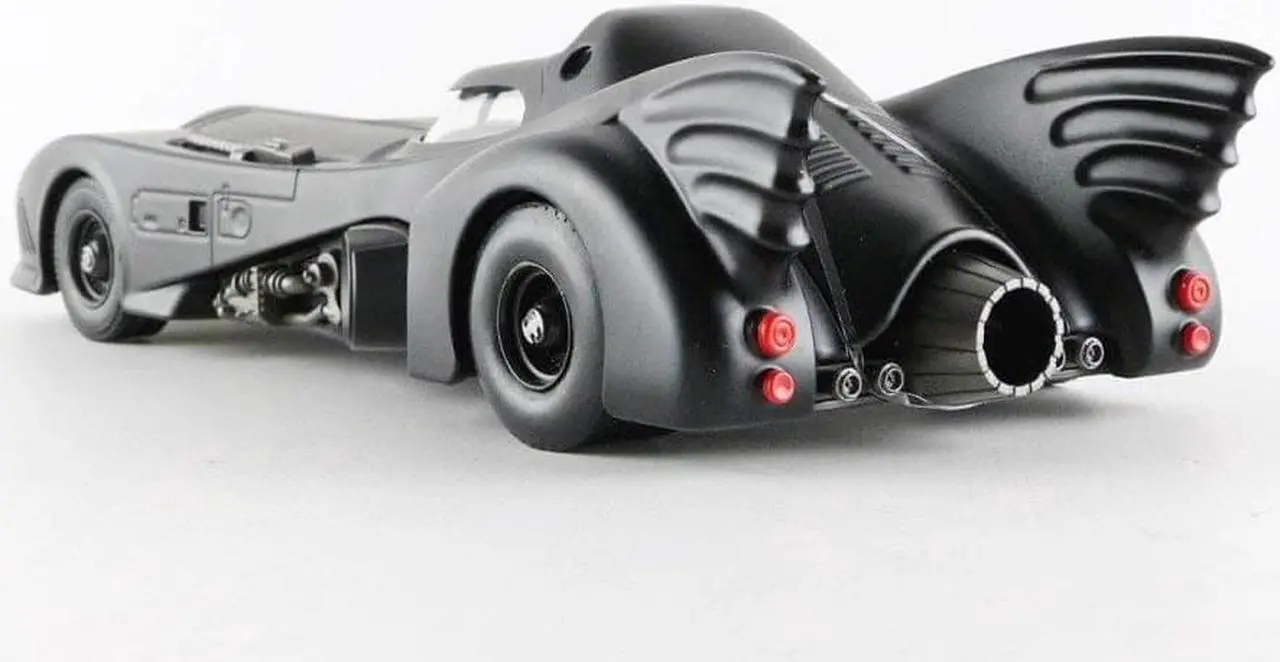 Alt view image 6 of 9 - 1989 Batmobile with Diecast Batman Figure 1:24 Diecast Model Car by Jada