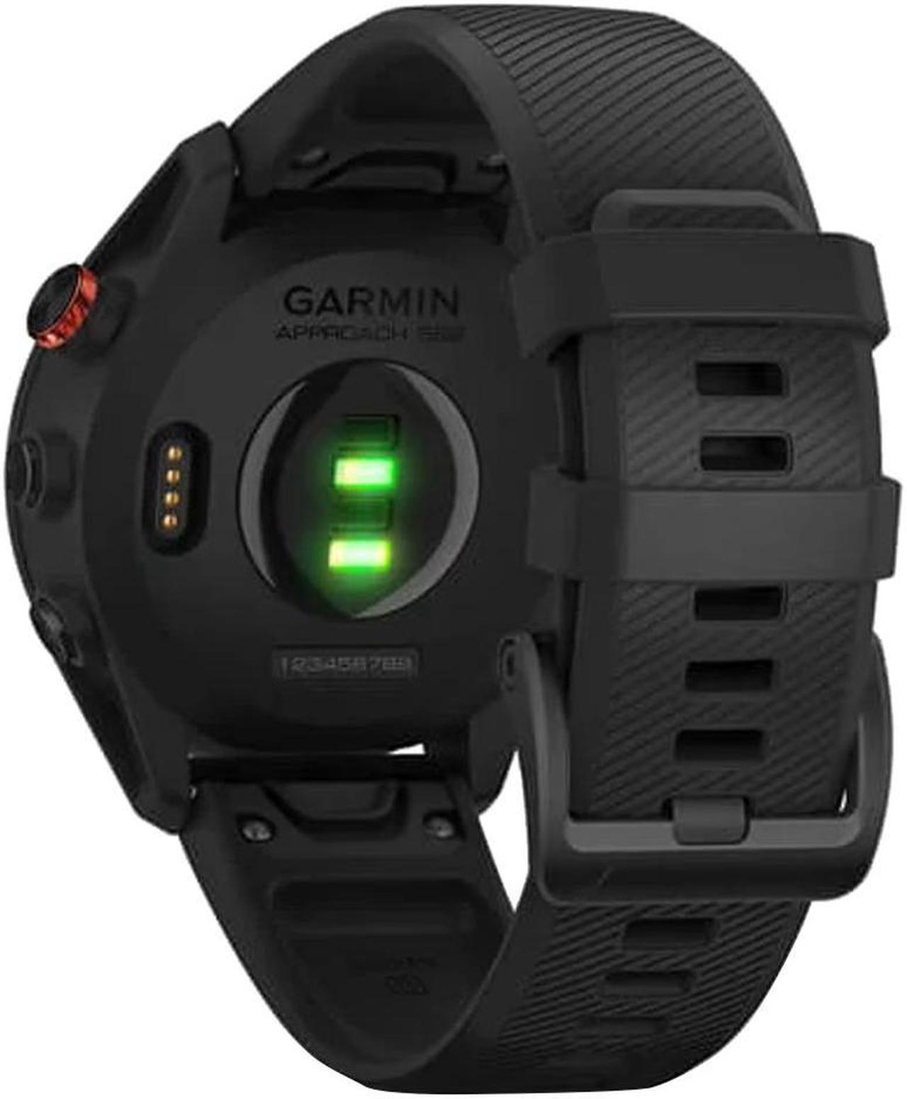 Alt view image 7 of 20 - Garmin Approach S62, Premium Golf GPS Watch,  Black Ceramic Bezel/Black Silicone Band  (010-02200-00)