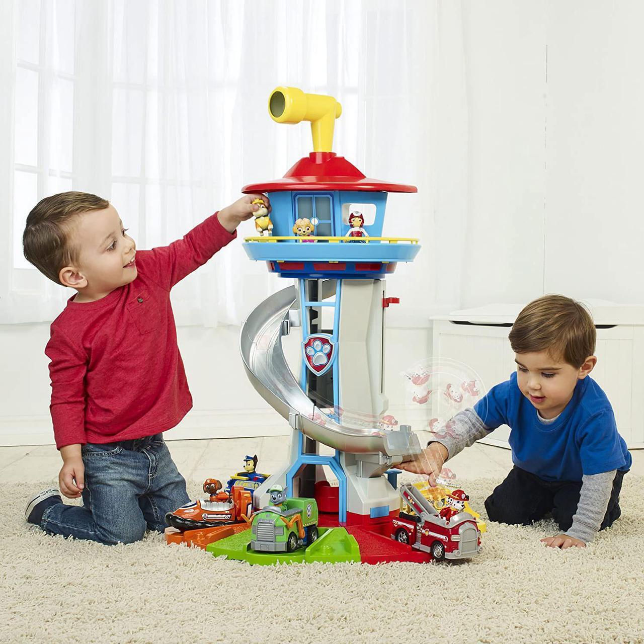 Alt view image 3 of 8 - Paw Patrol - My Size Lookout Tower with Exclusive Vehicle, Rotating Periscope and Lights and Sounds