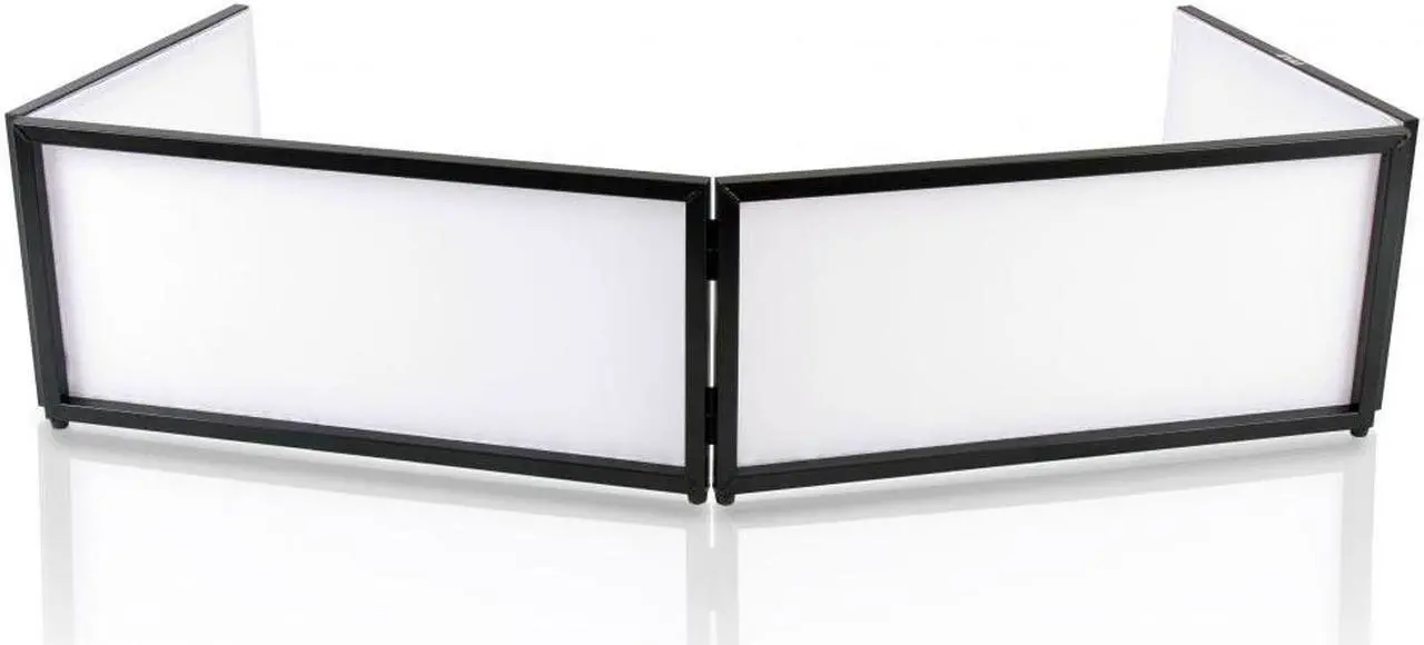 Main image of Pyle PDJFAC02 20x68x16 Inch Tabletop DJ Booth Cover Screen Scrim Panel Facade