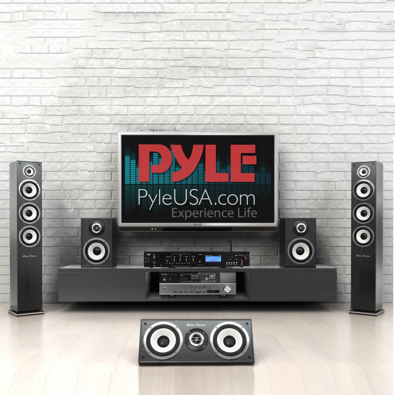 Alt view image 6 of 8 - PYLE PPRE70BT BLUETOOTH AMPLIFIER RECEIVER SOUND SYSTEM