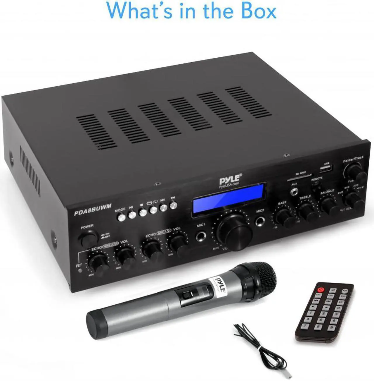 Alt view image 4 of 10 - Pyle Compact Home Theater Amplifier Stereo Receiver with Bluetooth Wireless Streaming