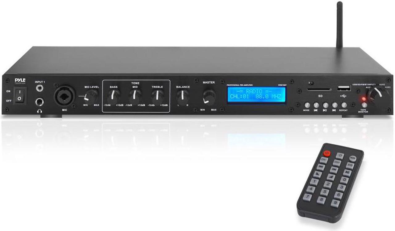 Alt view image 3 of 8 - PYLE PPRE70BT BLUETOOTH AMPLIFIER RECEIVER SOUND SYSTEM