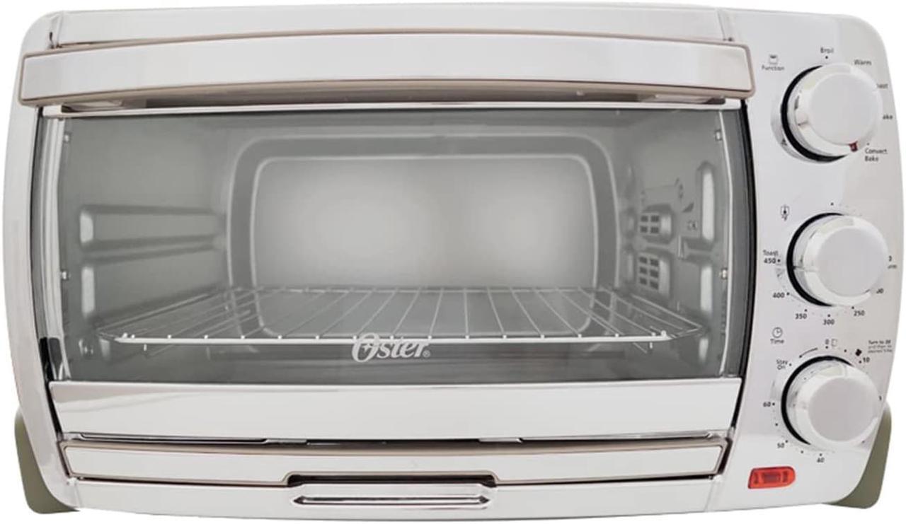 Alt view image 9 of 12 - Oster Convection Countertop Oven - 1300 W - Toast, Pizza, Broil - Silver