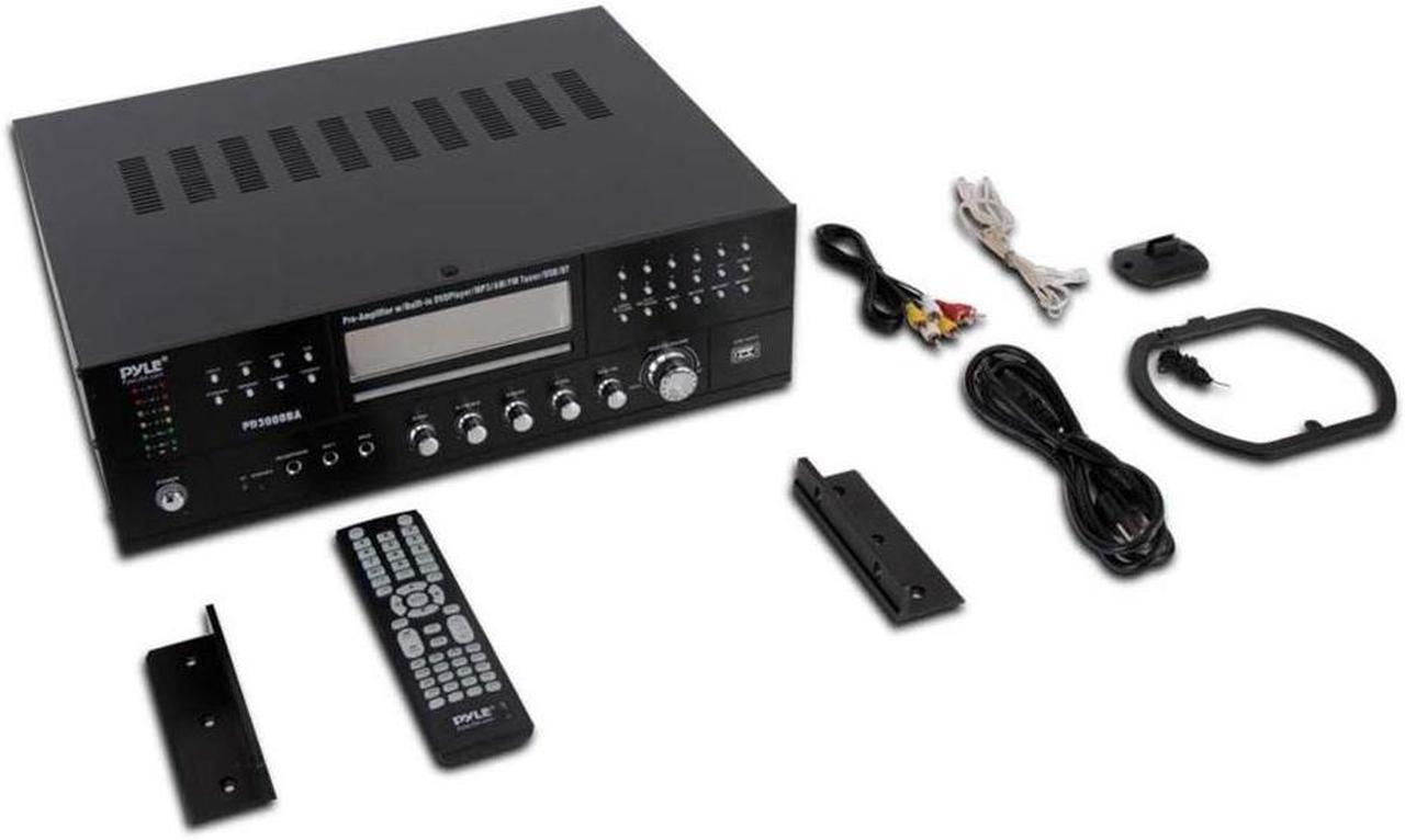 Alt view image 3 of 8 - Pyle PD3000BA Home Theater Preamplifier Bluetooth Audio & Video Stereo Receiver