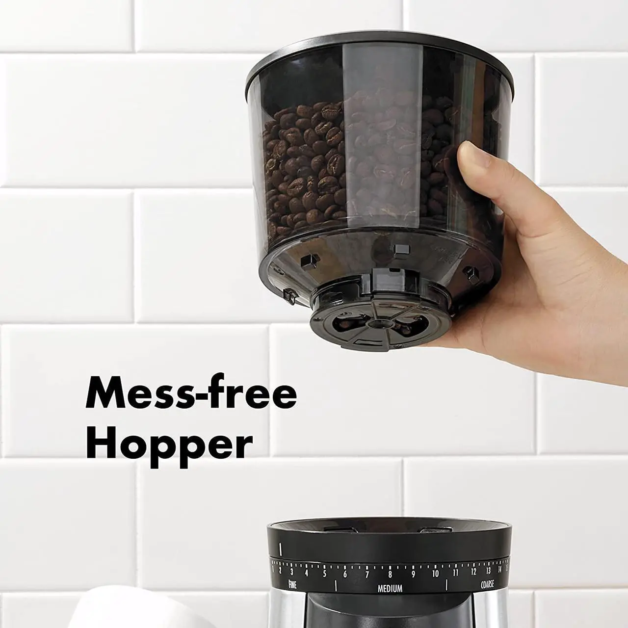 Alt view image 6 of 7 - oxo brew conical burr coffee grinder